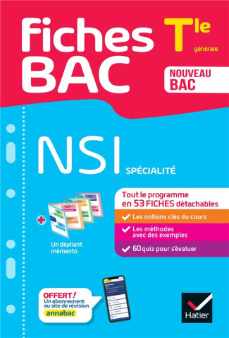 NSI spécialité Tle. Edition 2024