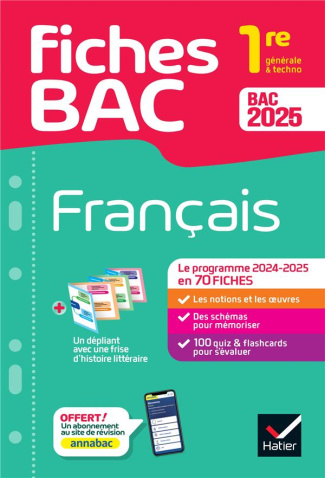 Français 1re générale & techno. Edition 2025
