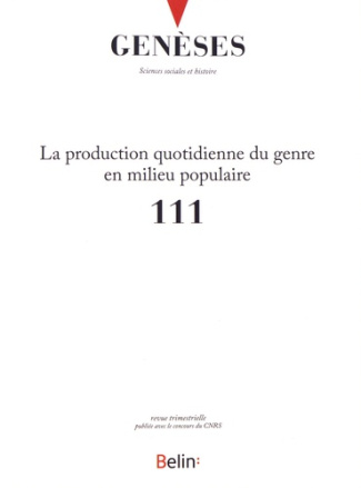 Genèses N° 111 : La production quotidienne du genre en milieu populaire