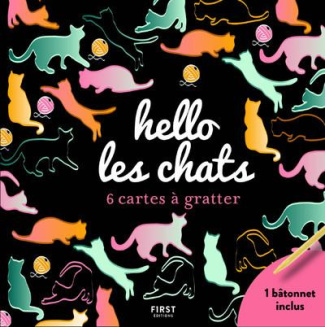 Hello les chats. 6 cartes à gratter