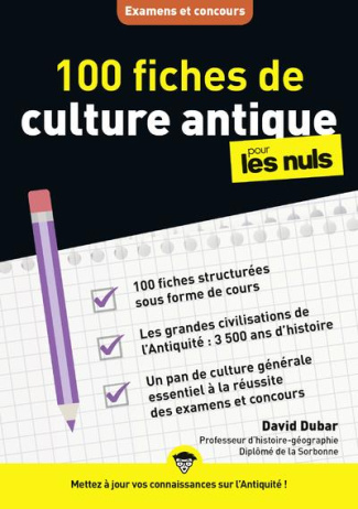 100 fiches de culture antique pour les nuls