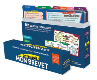 JE REUSSIS MON BREVET - 82 CARTES MENTALES POUR ORGANISER SES REVISIONS... BREVET 2026