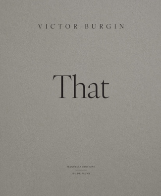 VICTOR BURGIN (ÉDITION ANGLAISE). that!