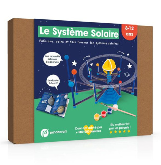 LE SYSTEME SOLAIRE - KIT PANDACRAFT 8-12 ANS - FABRIQUE ET PEINS TON SYSTEME SOLAIRE ARTICULE