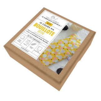 Kit Fini le jetable, je fabrique durable ! Je couds ma bouillote sèche. Le livre d'explications avec
