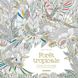 Forêt tropicale. Carnet de coloriage & aventure antistress