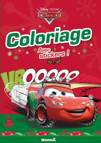 Coloriage avec stickers Cars