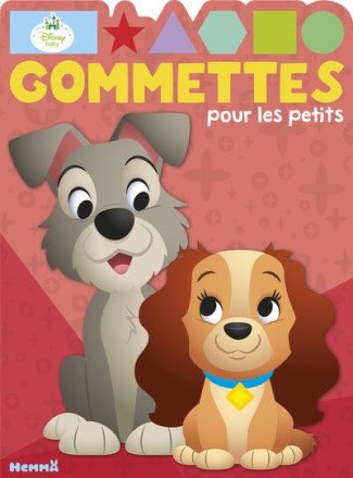 Gommettes pour les petits La Belle et le Clochard. Disney Baby