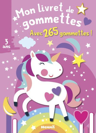 Mon livret de gommettes Licorne. Avec plus de 250 gommettes !