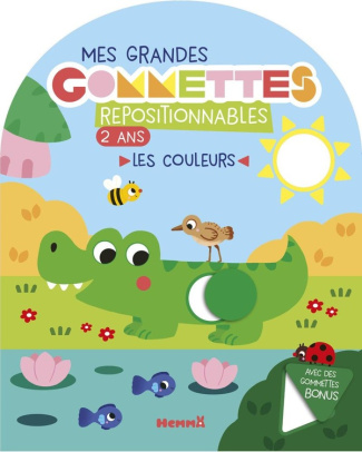 Mes grandes gommettes repositionnables. Les couleurs