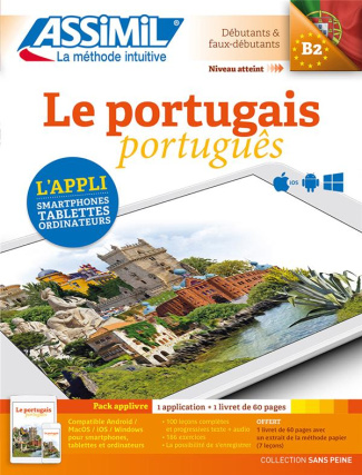 Le portugais. Pack Applivre : 1 application et 1 livret de 60 pages