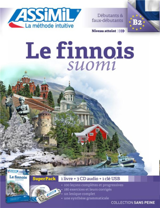 Superpack Le Finnois. Contient 1 livre, 1 clé USB, avec 3 CD audio MP3