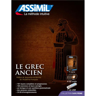 Le grec ancien. Superpack avec 1 livre, 4 CD audio, avec 1 Clé USB