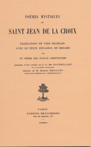 Poèmes mystiques. Edition bilingue français-espagnol