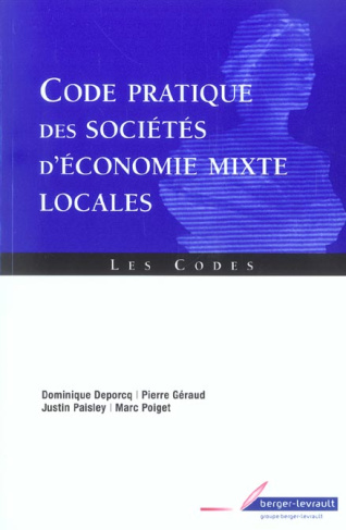 CODE PRATIQUE DES SOCIETES D'ECONOMIE MIXTE LOCALES