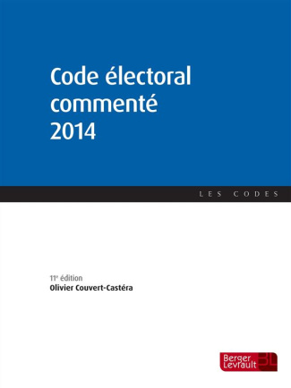 Code électoral commenté. 11e édition