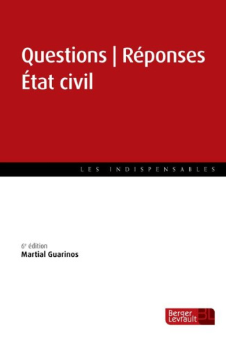 Questions Réponses Etat civil. 6e édition