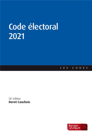 Code électoral. Edition 2021