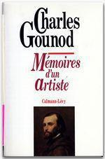 MEMOIRES D'UN ARTISTE