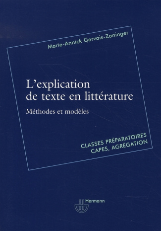 L'explication de texte en littérature