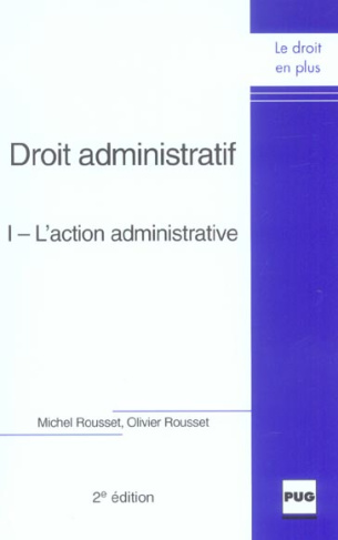 DROIT ADMINISTRATIF - TOME 1