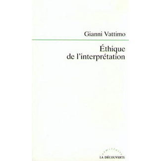 Ethique de l'interprétation