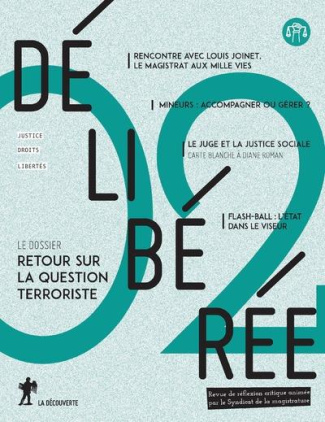 Délibérée N° 2, octobre 2017 : Retour sur la question terroriste