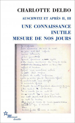 Auschwitz et après Tomes 2 et 3 : Une connaissance inutile ; Mesure de jours