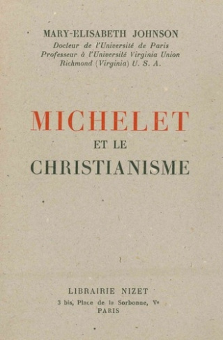 Michelet et le Christianisme