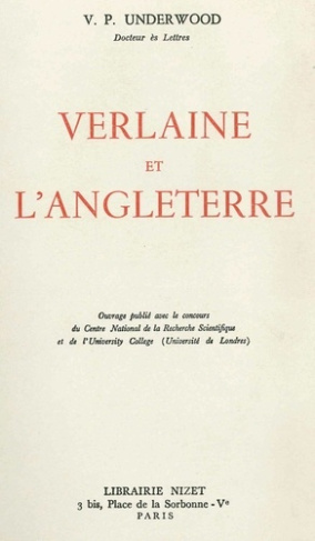 Verlaine et l'Angleterre
