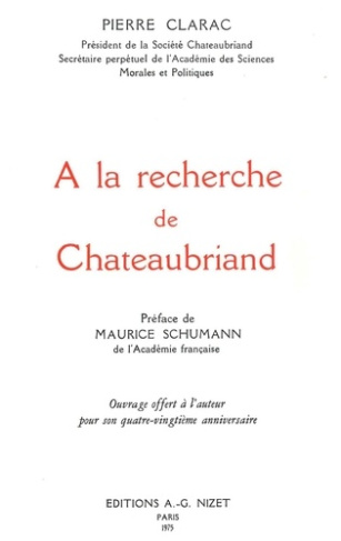 À la recherche de Chateaubriand