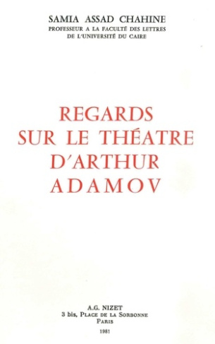 Regards sur le théâtre d'Arthur Adamov