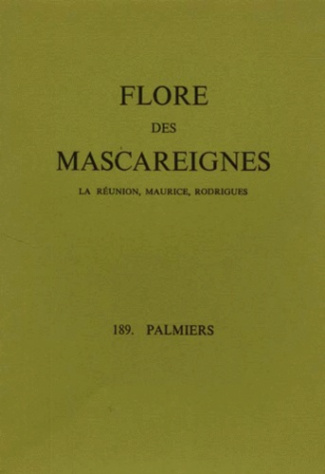 FLORE DES MASCAREIGNES (LA REUNION, MAURICE, RODRIGUES) N° 189 : PALMIERS