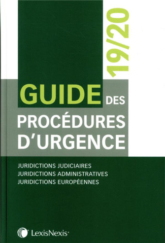 Guide des procédures d'urgence. Edition 2019-2020
