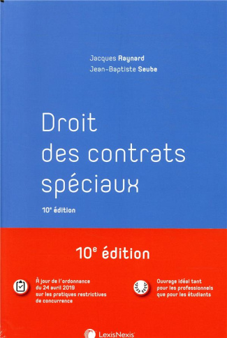 Droit des contrats spéciaux. 10e édition