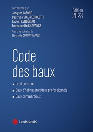 Code des baux. Edition 2023