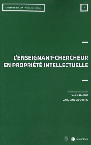 L'enseignant-chercheur en propriété intellectuelle
