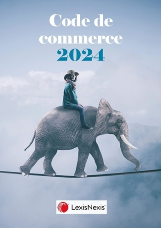 Code de commerce. Jaquette éléphant fil, Edition 2024