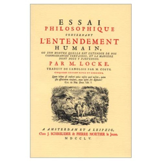 ESSAI PHILOSOPHIQUE CONCERNANT L'ENTENDEMENT HUMAIN