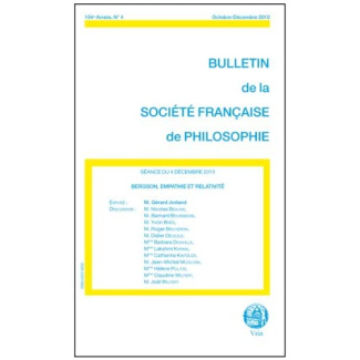 BERGSON EMPATHIE ET RELATIVITE