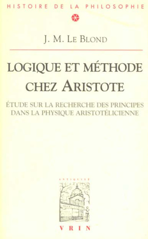 LOGIQUE ET METHODE CHEZ ARISTOTE
