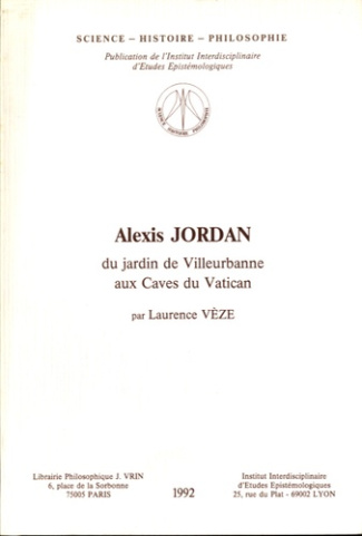ALEXIS JORDAN. DU JARDIN DE VILLEURBANNE AUX CAVES DU VATICAN