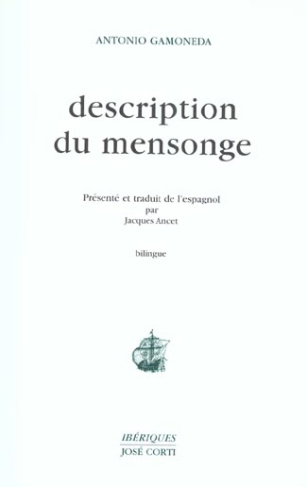 Description du mensonge. Edition bilingue français-espagnol