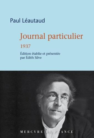 Journal particulier. 1937