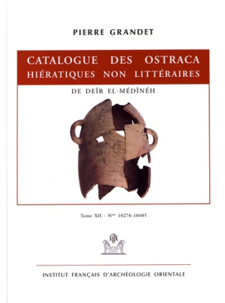 Catalogue des ostraca hiératiques non littéraires de Deîr el-Médînéh. Tome 12 N° 10276-10405