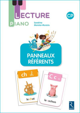 Lecture piano CP. Panneaux référents [ADAPTE AUX DYS