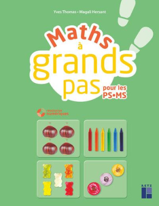 Maths à grands pas pour les PS-MS. Avec 1 CD-ROM