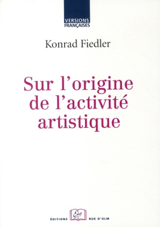 Sur l'origine de l'activité artistique