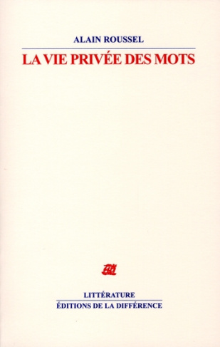La vie privée des mots