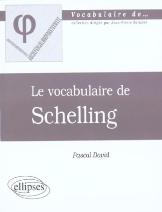 Le vocabulaire de Schelling